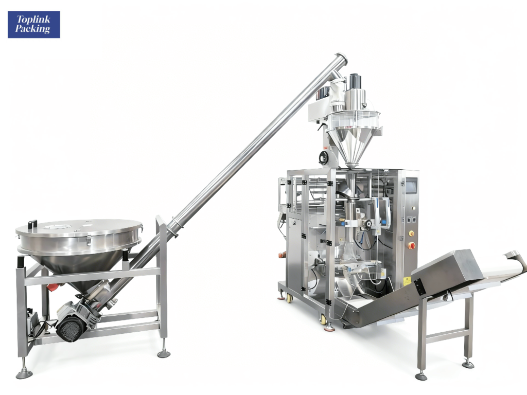 Powder Packaging Machine with Auger Filler System  Model: TP-320D TP-420D TP-520D TP-620D TP-720D TP-820D - Powder Packagi...