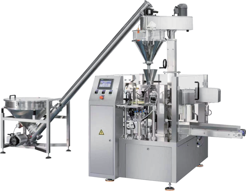 Rotary Premade Pouch Machine with Auger Filler - Pre-made Packaging Machine - toplinkpack.com