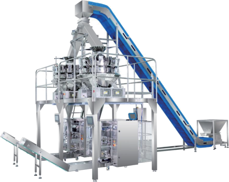 Packing System with Double Machine Low Cost Save Space High Capacity - Granule Packing Machine - toplinkpack.com