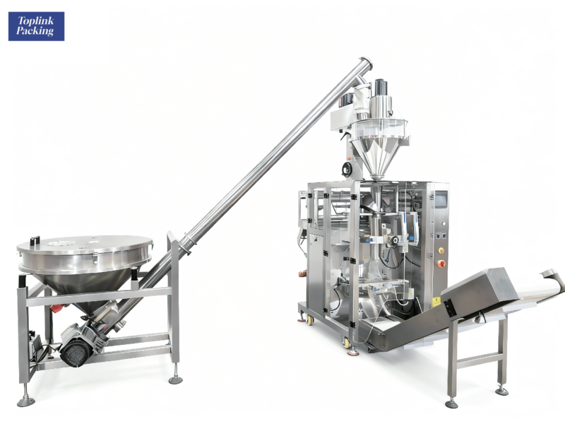 Powder Packaging Machine with Auger Filler System  Model: TP-320D TP-420D TP-520D TP-620D TP-720D TP-820D - Powder Packagi...