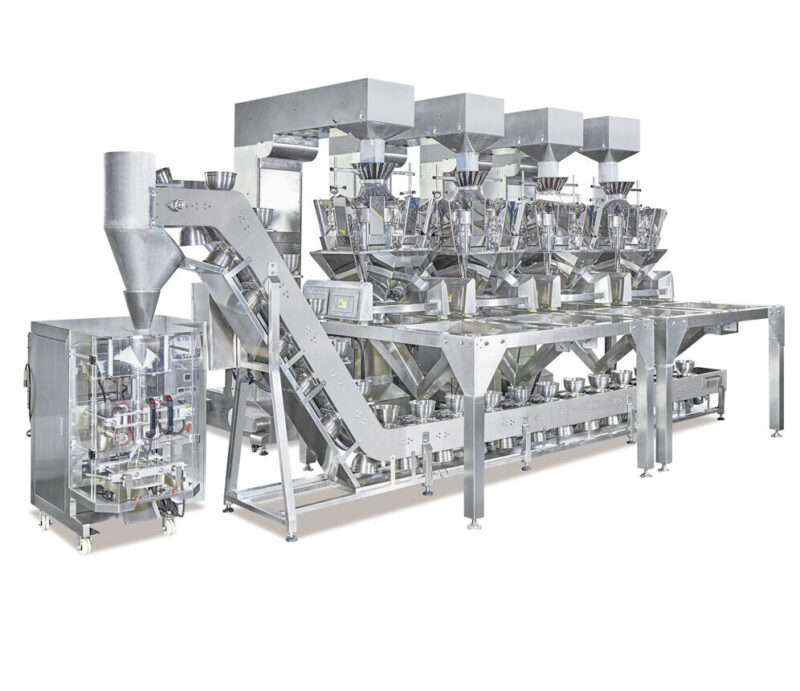 Automatic Granule Mixing and Packing Line